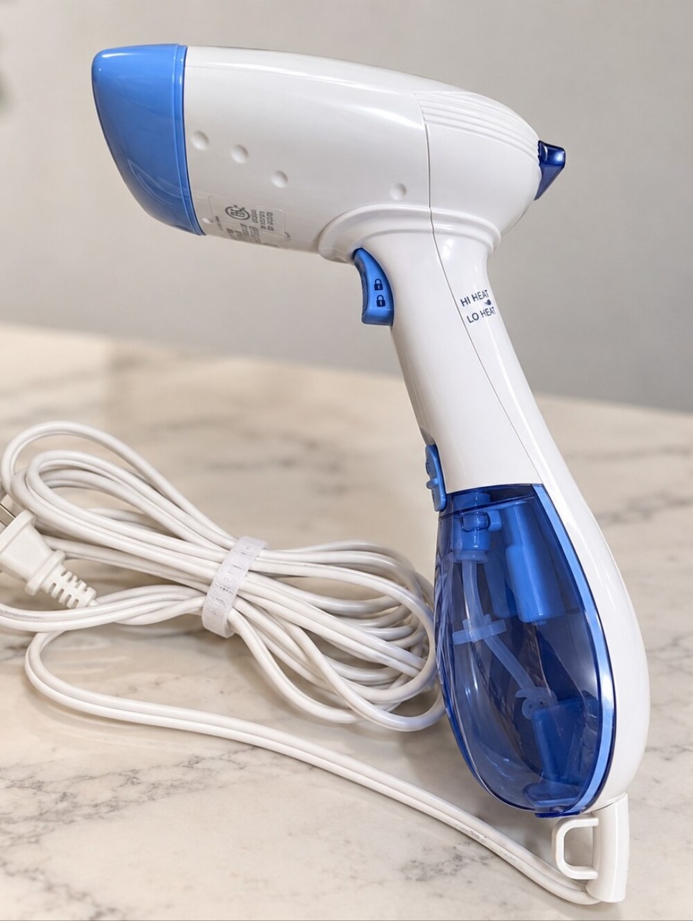 Conair ExtremeSteam Handheld Garment Steamer 1200W White Blue GS237RXWM